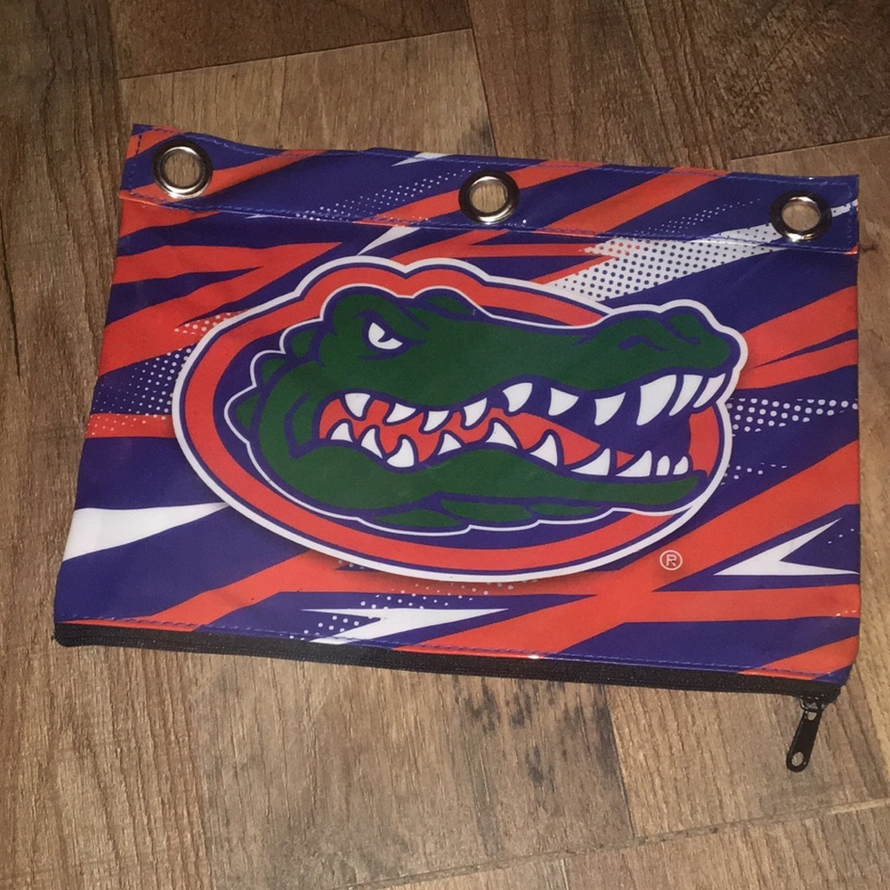 Blue Florida Gators Long Sleeve Shirt Woman’s Medium 8/10 w Free Pencil Case - Picture 10 of 12
